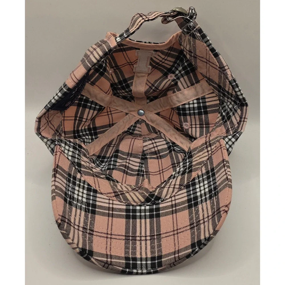 Top of the World Iowa Hawkeyes Cap Hat NCAA‎ Womens OSFM Pink Plaid